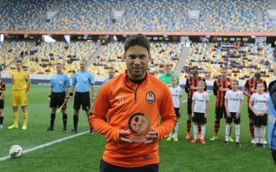 Marlos é eleito o melhor jogador de agosto do Shakhtar Donetsk