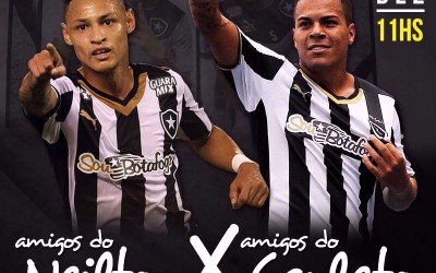 Carleto e Neilton realizam jogo beneficente em Diadema