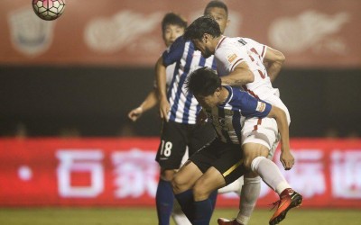 Aloísio marca pelo segundo jogo seguido e Hebei empata no Chinês