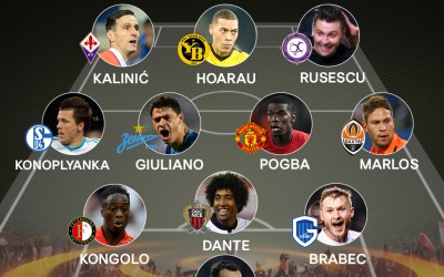 Marlos entra na Seleção da Semana da Liga Europa