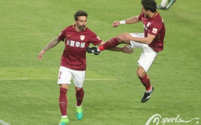 Com assistência de Aloisio, Hebei goleia no Chinês