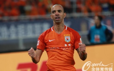 Com belo gol de Diego Tardelli, Shandong Luneng vence no chinês e assume a terceira posição