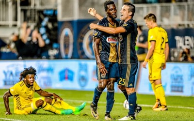 Ilsinho vibra com gol e vitória do Philadelphia Union na MLS