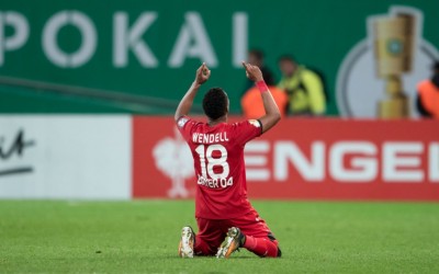 Wendell comemora gol e vaga do Bayer Leverkusen na Copa da Alemanha