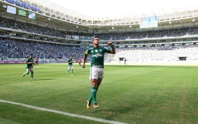 Artilheiro e principal garçom do Allianz Parque, Dudu também pode se tornar o jogador com mais partidas na nova casa do Verdão