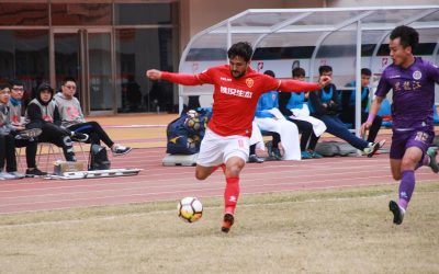 Em boa fase na China, Aloisio volta a dar assistência na segunda vitória seguida do Meizhou Meixian