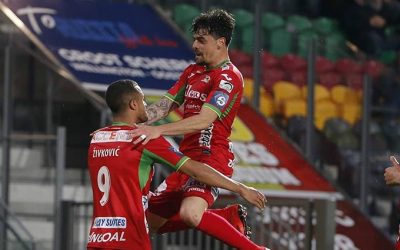 Ídolo do Ooostende, Canesin cresce em momento decisivo na Bélgica, dá cinco assistências nos últimos seis jogos e mira vaga na Liga Europa