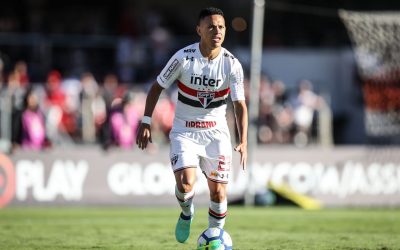 Marcos Guilherme reencontra adversário de brilhante estreia com dois gols pelo São Paulo
