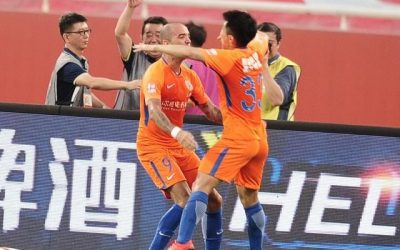 Com gol e assistência de Tardelli, Shandong vence e assume liderança do Campeonato Chinês