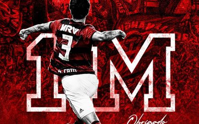 Após outra grande atuação pelo Flamengo, Rodrigo Caio alcança 1 milhão de seguidores no Instagram e agradece o carinho: “Nação me recebeu de braços abertos”