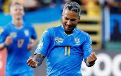 Marlos entra para história e comemora primeiro gol pela seleção ucraniana: “Feliz por retribuir o carinho”