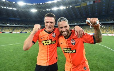 Marlos vibra com conquista do Campeonato Ucraniano pela quarta temporada seguida e com o seu 11º título pelo Shakhtar