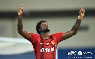 Em duelo de brasileiros, Markão faz o seu quinto gol em nove jogos na temporada, supera Oscar e Hulk e ajuda Hebei a vencer líder da chave na China