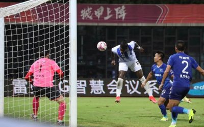 Markão marca primeiro gol pelo Wuhan Three Towns, garante empate nos acréscimos e mantém equipe na briga pelo acesso na China