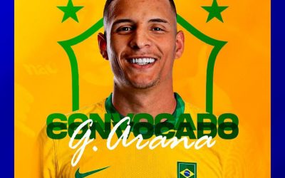 Único atleta de linha que atua no país a ser convocado por Tite para defender o Brasil nas Eliminatórias, Guilherme Arana celebra: “Feliz demais”