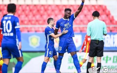 Markão deixa a sua marca em goleada do líder Wuhan Three Towns e inicia sua quarta temporada na China mantendo impressionante média de gols e participações diretas no clube e no país