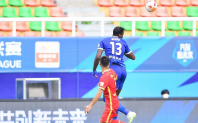 Markão marca pelo terceiro jogo seguido, mantém média de uma participação direta em gol por duelo no ano e abre caminho para nova goleada do líder Wuhan Three Towns na Superliga Chinesa
