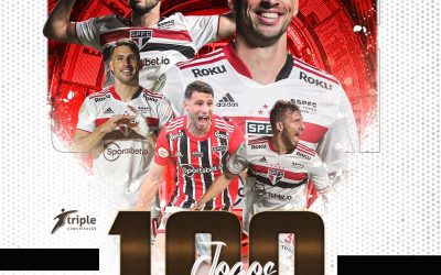 Calleri completa 100 jogos pelo São Paulo e promete muita dedicação pra ser campeão pelo Tricolor: “Aqui é a minha casa. Sonho em ganhar títulos por esse clube”