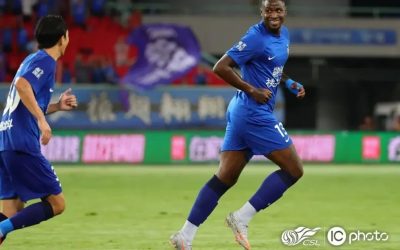 Markão volta a marcar belo gol em goleada do Wuhan Three Towns e comemora: “Aqui sou muito feliz”