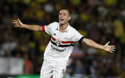 Prestes a estrear pelo São Paulo na Libertadores, Galoppo relembra gol em palco do jogo contra o Talleres e história familiar no estádio