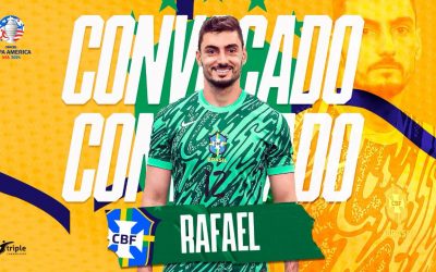 Rafael comemora convocação para defender o Brasil na Copa América: “Momento marcante”