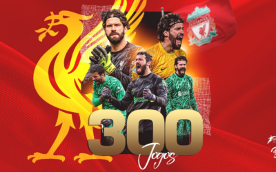 Alisson comemora vitória e a marca de 300 jogos pelo Liverpool: “Muito motivado para continuar escrevendo a minha história aqui”