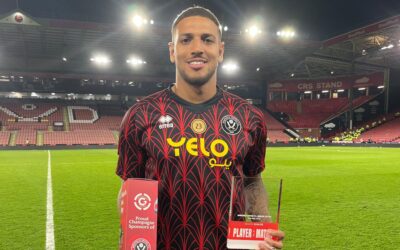 Eleito o melhor em campo na classificação do Sheffield United, Vini Souza projeta “última batalha” por vaga na Premier League