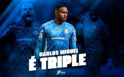Invicto diante da torcida palmeirense e dono de uma história de superação e talento. Conheça a trajetória de Carlos Miguel, novo cliente da Triple