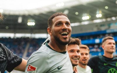 Vini Souza marca golaço em goleada do Wolfsburg e celebra início de temporada: “Feliz por ajudar. Venho treinando muito o chute de longe distância”