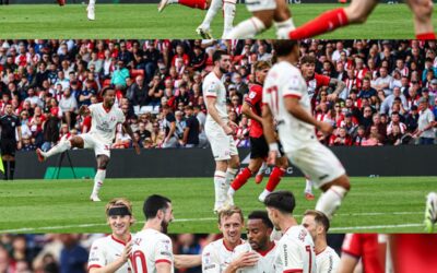 Welington marca golaço, seu primeiro pelo Southampton, em empate na Inglaterra