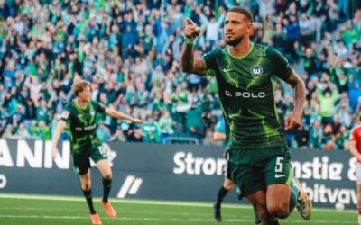 Vini Souza marca pelo segundo jogo seguido e volta a se destacar em empate movimentado do Wolfsburg